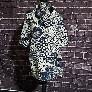 Bryn Walker Fiori D Acqua Lotus Print  Cowl Neck Tunic CLEARANCE